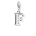 Charm pendant letter F