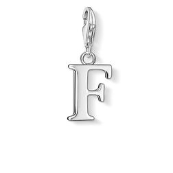 Charm pendant letter F