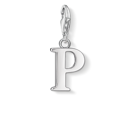 Charm pendant letter P