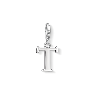 Charm pendant letter T