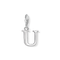 Charm pendant letter U