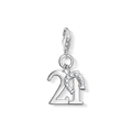 Charm pendant lucky number 21