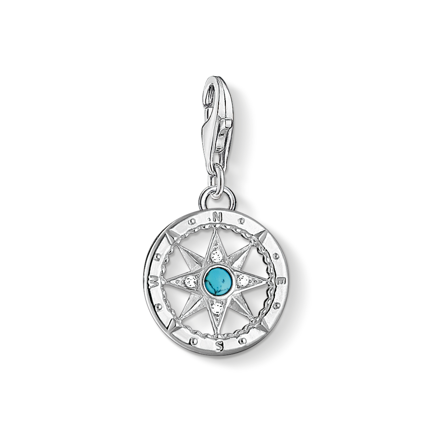 Charm pendant compass