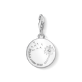 Charm pendant dandelion WISHES COME TRUE