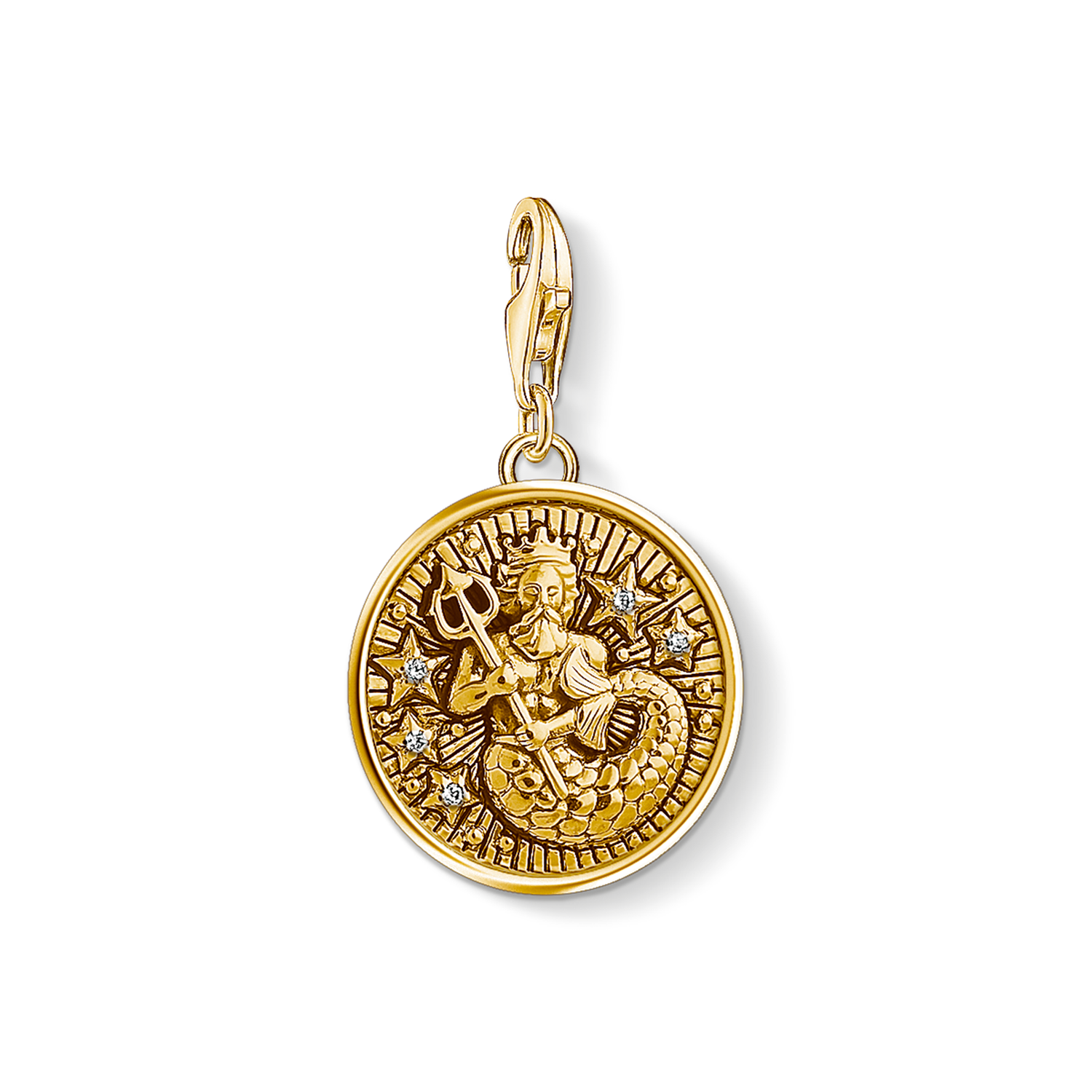 Charm pendant zodiac sign Aquarius