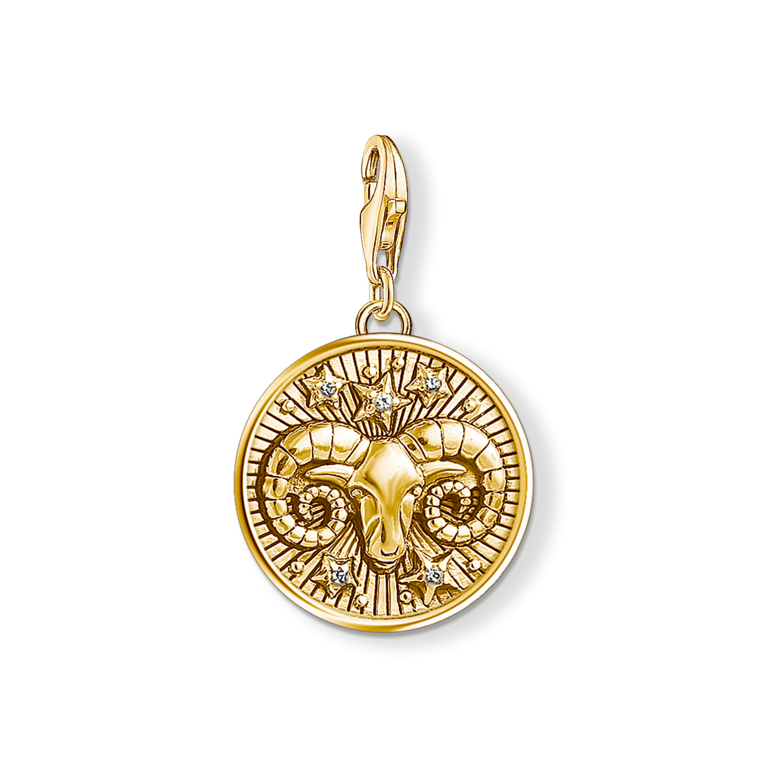 Charm pendant zodiac sign Aries