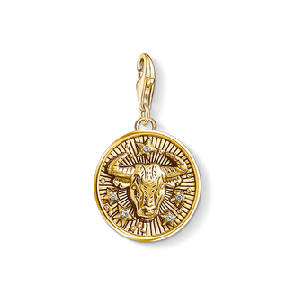 Charm pendant zodiac sign Taurus