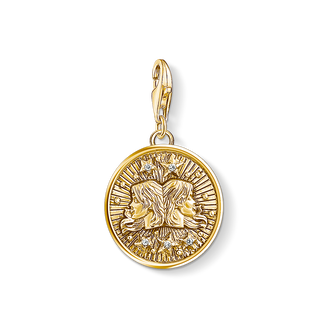 Charm pendant zodiac sign Gemini