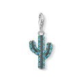 Charm pendant Cactus turquoise