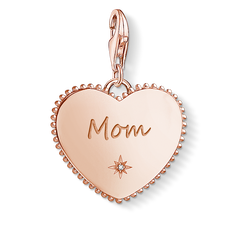 Charm pendant Heart mum rose gold