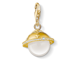 Charm pendant golden planet