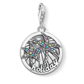 Charm pendant disc tropical