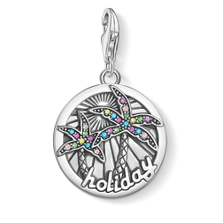 Charm pendant disc tropical