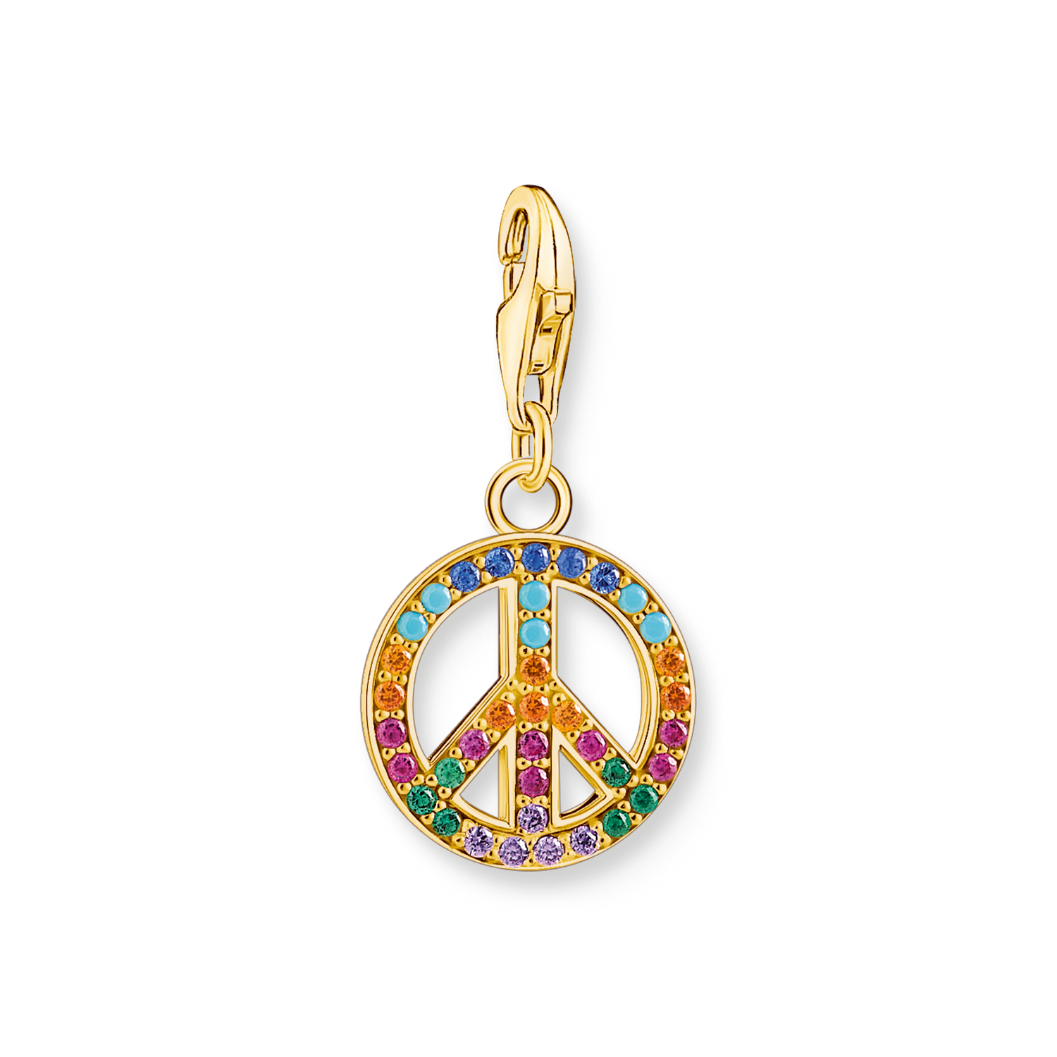 Colgante Charm peace oro
