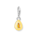 Colgante Charm piedra naranja925 Sterling silver, cold enamel/ glass-ceramic stoneorange