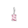Colgante Charm piedra rosa925 Sterling silver/ zirconiapink