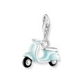 Colgante Charm Vespa925 Sterling silver, cold enamel/ zirconiamulticoloured