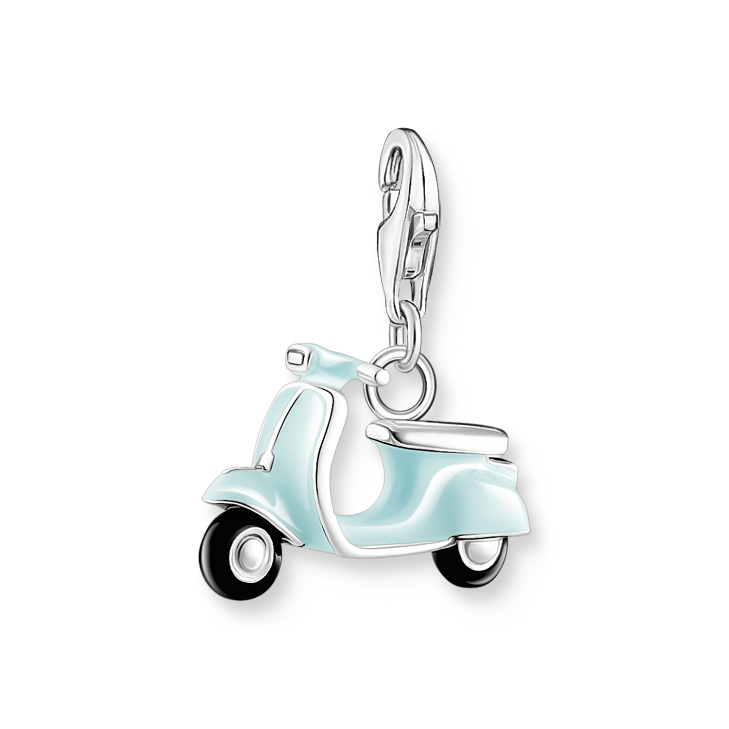 Colgante Charm Vespa925 Sterling silver, cold enamel/ zirconiamulticoloured