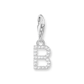 Colgante Charm letra B plata