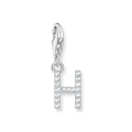 Colgante Charm letra H plata