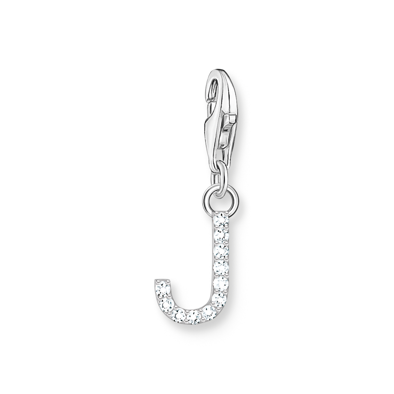 Colgante Charm letra J plata