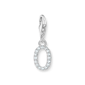 Colgante Charm letra O plata