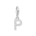 Colgante Charm letra P plata