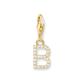 Colgante Charm letra B chapado en oro