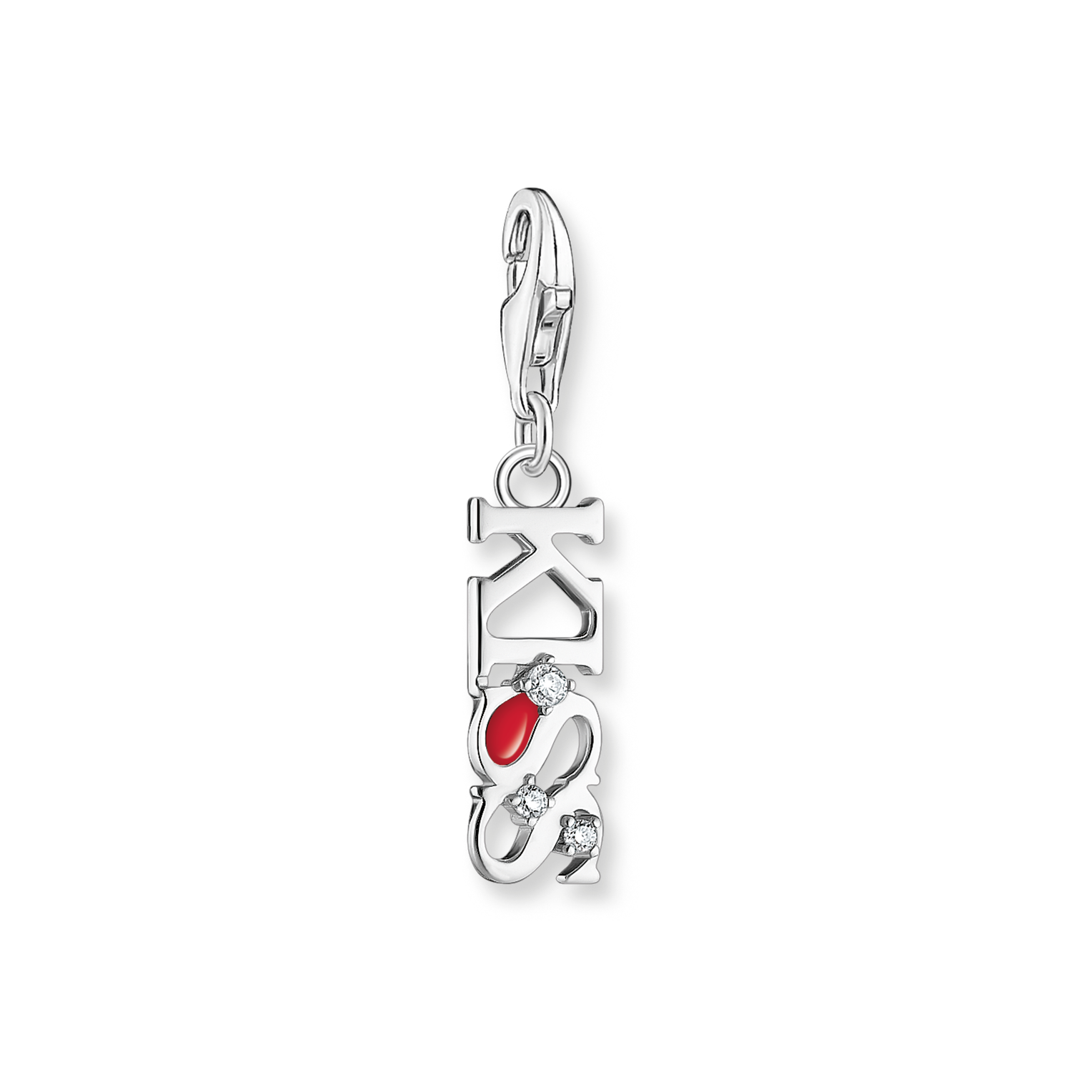 Charmista As we Kiss 925 Sterling silver, cold enamel/ zirconia colección 2024-1. 