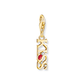 Charmista As we Kiss 925 Sterling silver, gold plated yellow gold/ cold enamel/ zirconia colección 2024-1. 
