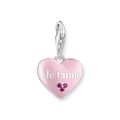 Paris Charms 925 Sterling silver, cold enamel/ synthetic corundum colección 2024-1. 