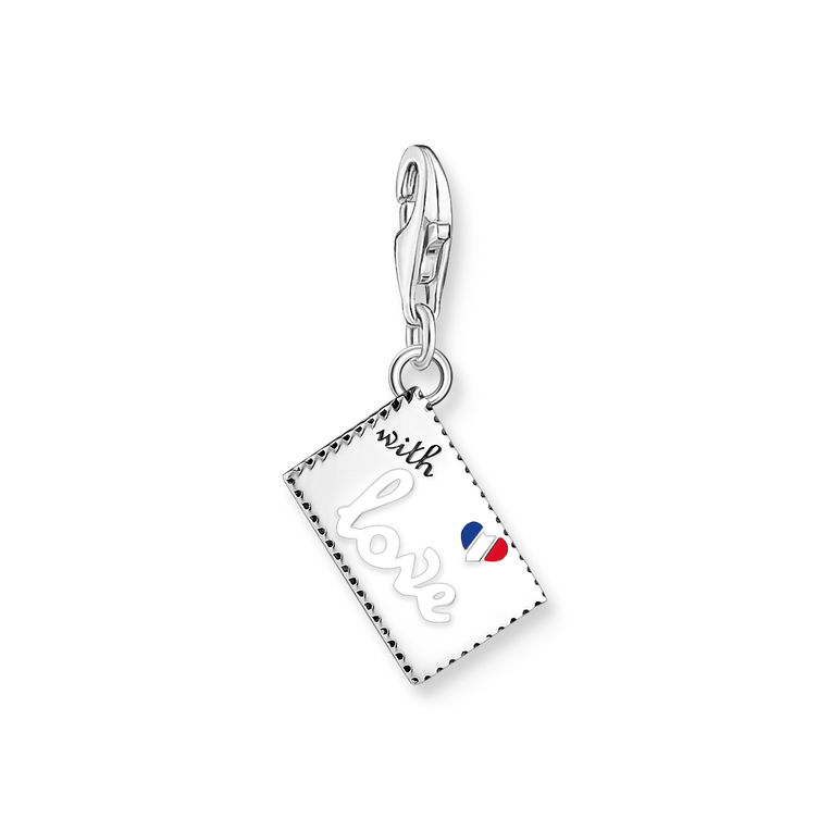 Paris Charms 925 Sterling silver, blackened/ cold enamel/ zirconia colección 2024-1. 