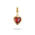Charm corazón rojo