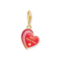 Charmista As we Kiss 925 Sterling silver, gold plated yellow gold/ cold enamel colección 2024-1. 
