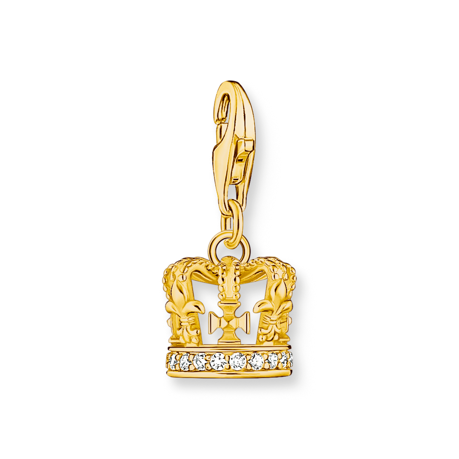 London Charms 925 Sterling silver, gold plated yellow gold/ zirconia colección 2024-1. 