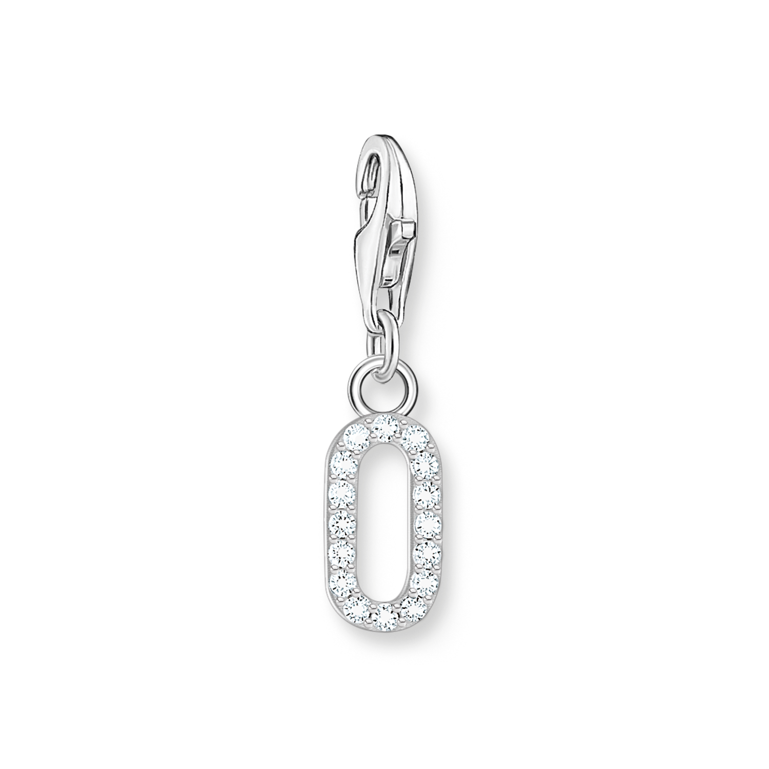 Single Number Charms 925 Sterling silver/ zirconia colección 2024-1. 
