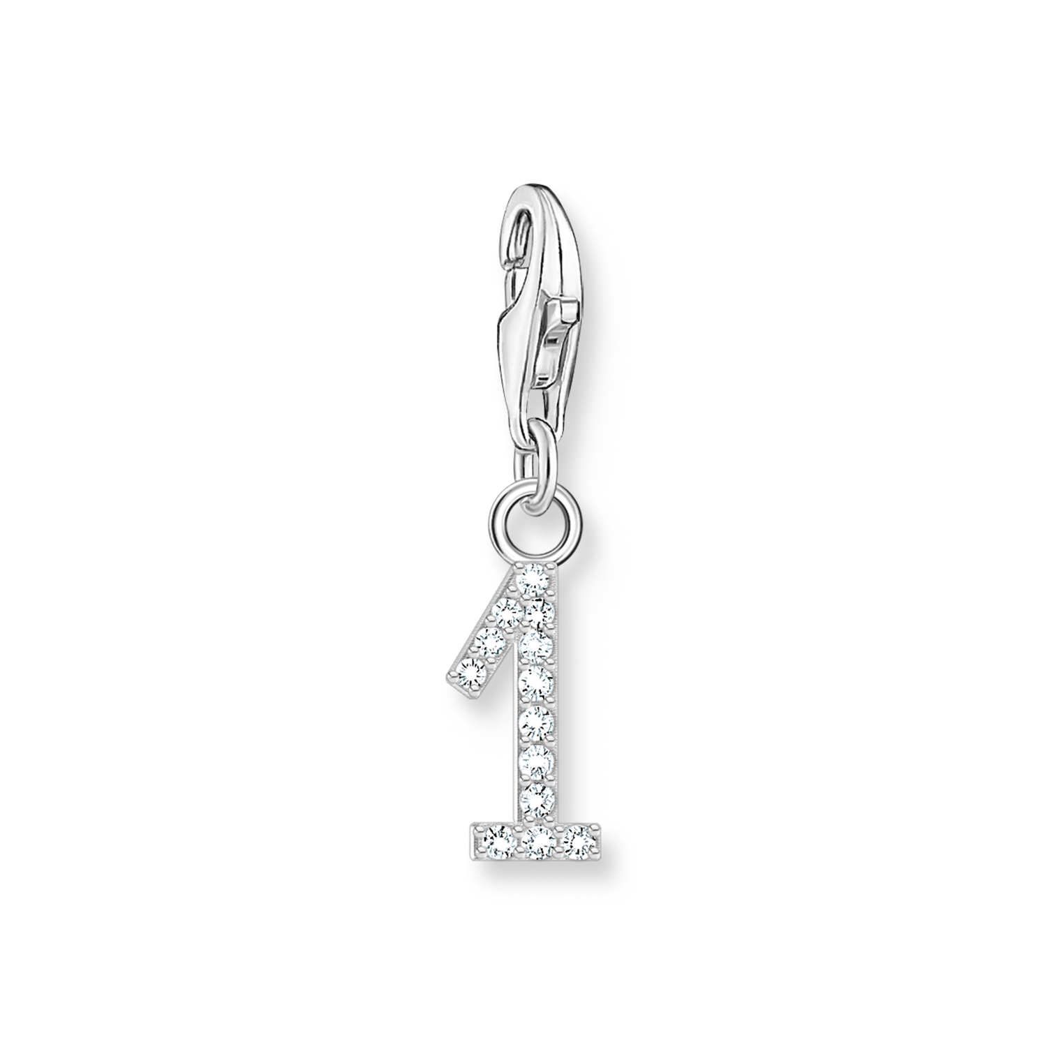 Single Number Charms 925 Sterling silver/ zirconia colección 2024-1. 