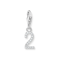 Single Number Charms 925 Sterling silver/ zirconia colección 2024-1. 