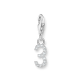 Single Number Charms 925 Sterling silver/ zirconia colección 2024-1. 