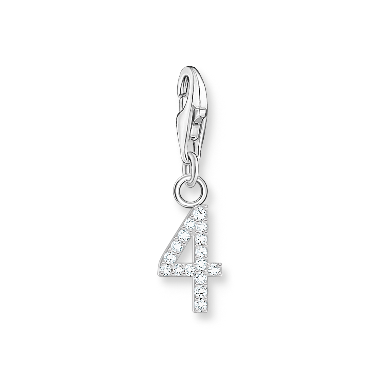 Single Number Charms 925 Sterling silver/ zirconia colección 2024-1. 