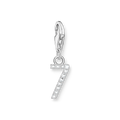Single Number Charms 925 Sterling silver/ zirconia colección 2024-1. 