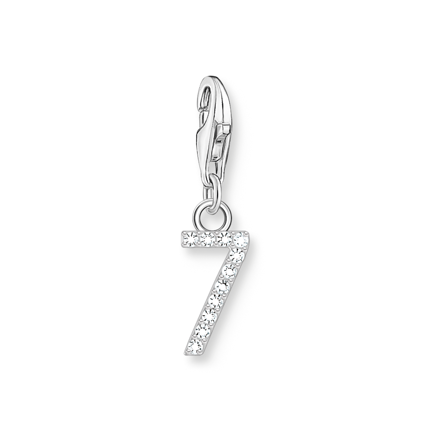 Single Number Charms 925 Sterling silver/ zirconia colección 2024-1. 