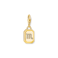 Unisex Zodiac Charms 925 Sterling silver, gold plated yellow gold/ zirconia colección 2024-1. 