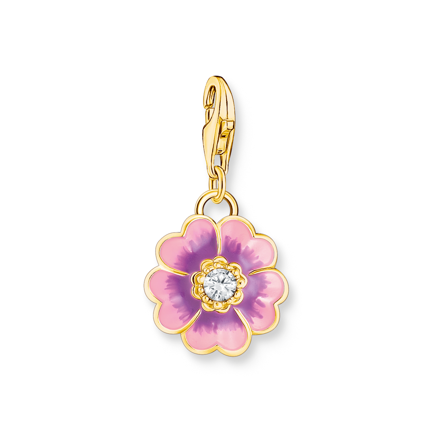 Charm colgante Flor Violeta