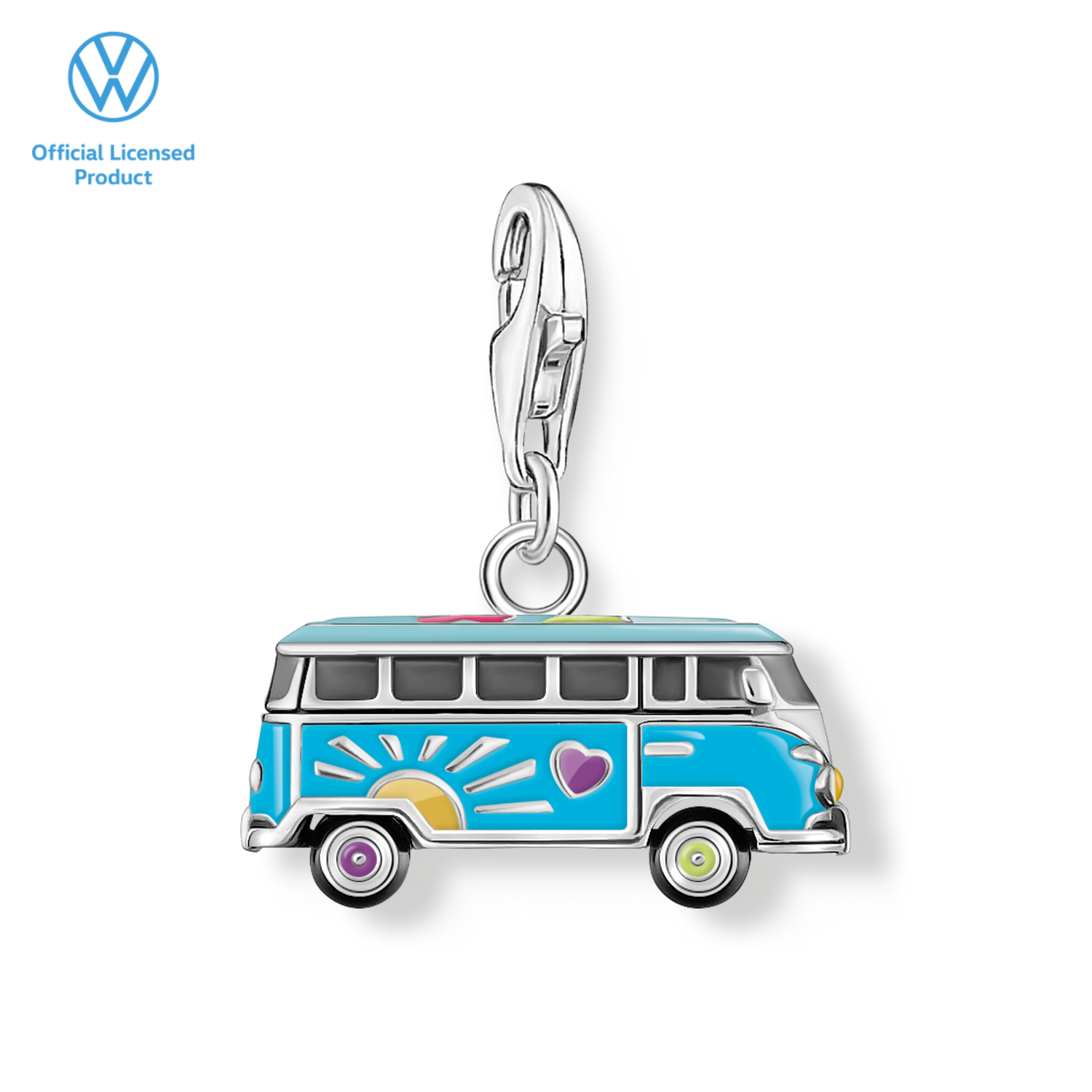 Colgante charm original Volkswagen hippie bus