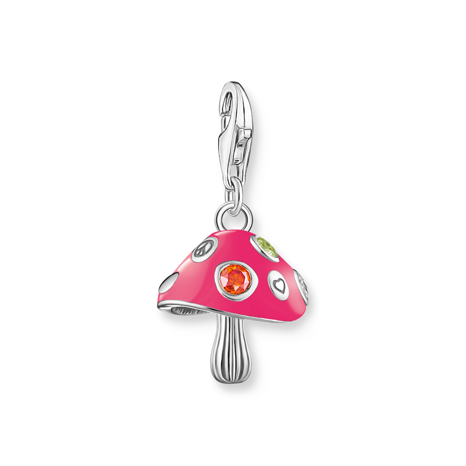 Charm colgante seta de colores
