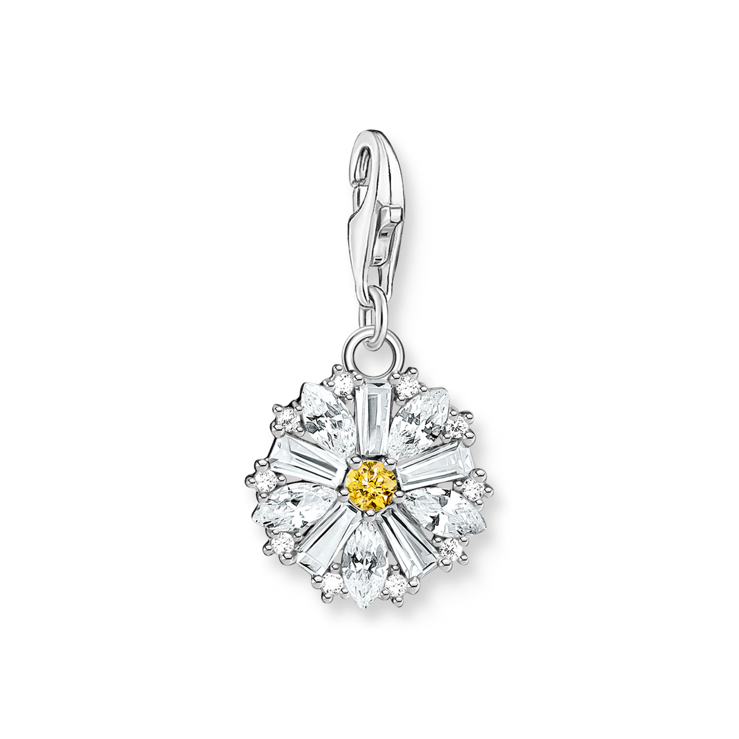 Charm colgante Lovely Daisy con piedras