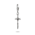 Colgante Charm True Romance Espada Circonita Original