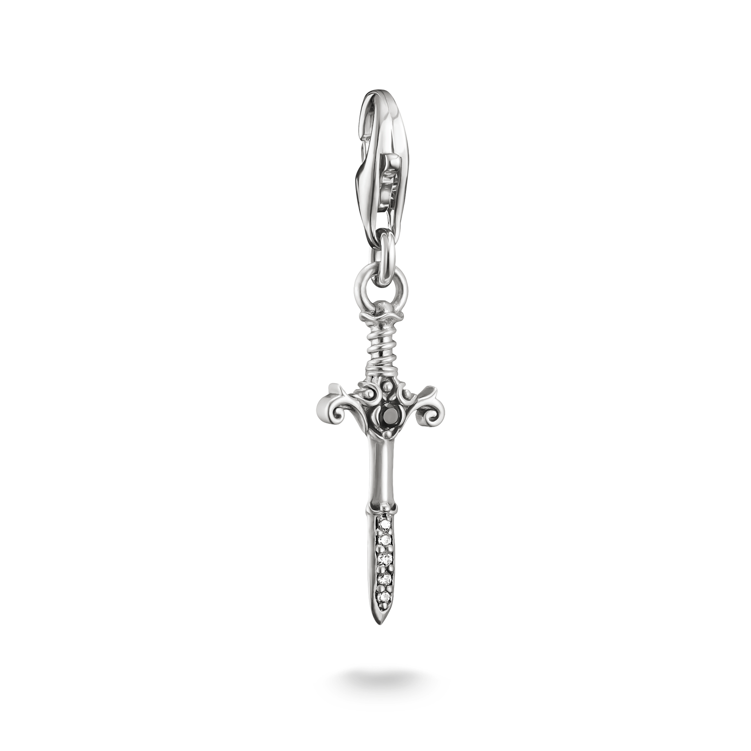 Colgante Charm True Romance Espada Circonita Original