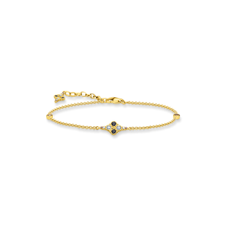 925 Sterling silver, gold plated yellow gold/ glass-ceramic